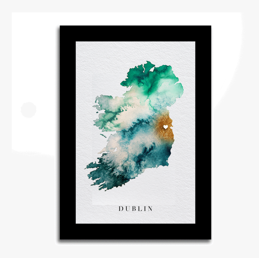 Ireland Map Png, Transparent Png, Free Download
