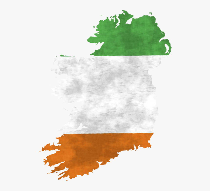 Outline Ireland Map Png, Transparent Png, Free Download