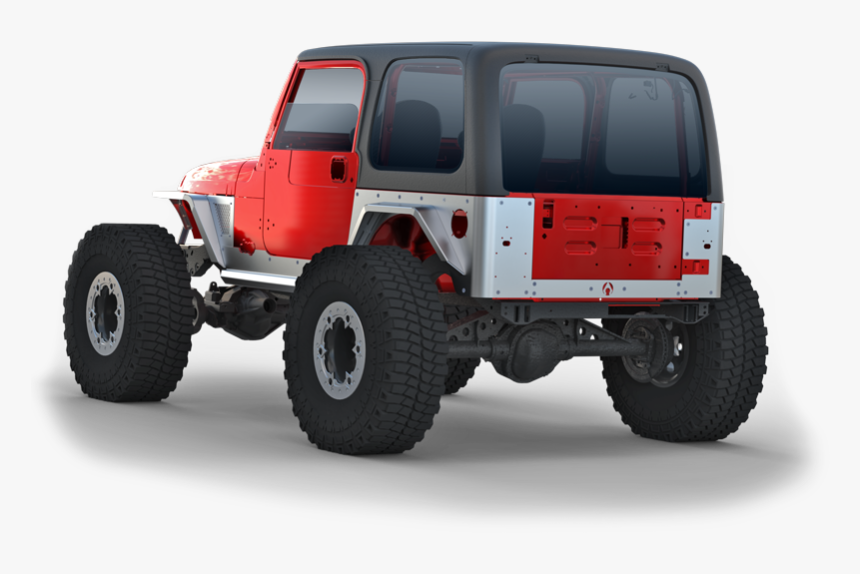 Jeep Tj Rear Quarter Armor, HD Png Download, Free Download