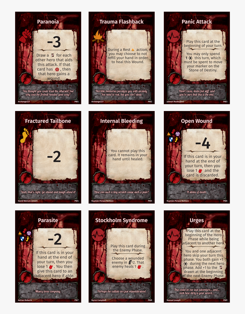 Perdition's Mouth Hero Cards, HD Png Download, Free Download
