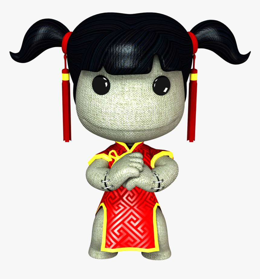 Chinese New Year Girl Costume - Little Big Planet Chinese, HD Png Download, Free Download