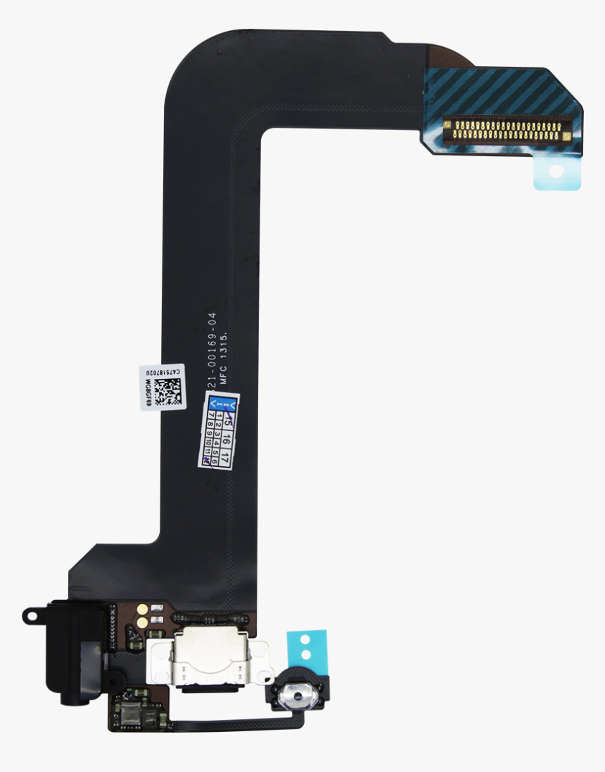 Ipod Touch Black Lightning Connector And Headphone - Ipod Touch 6th Generation Charging Problems, HD Png Download, Free Download