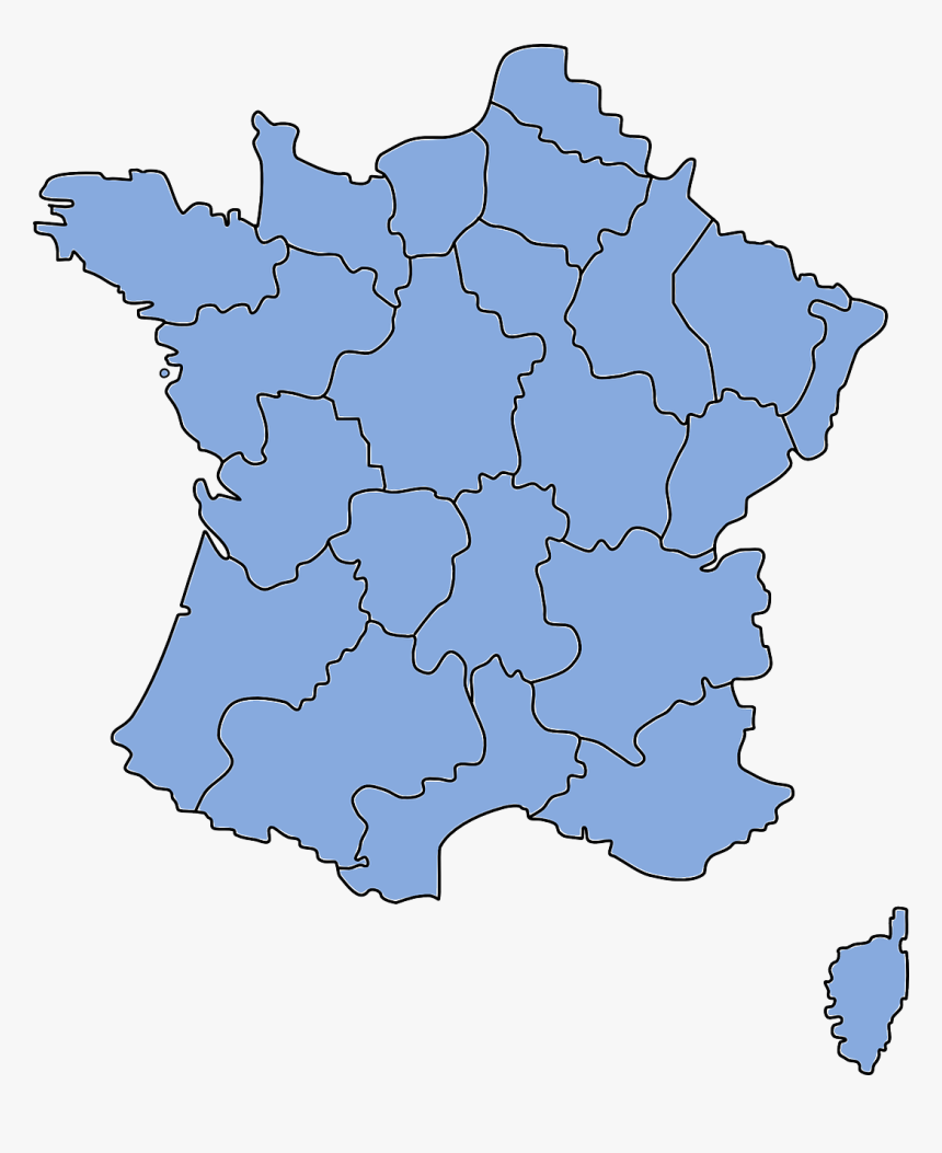 Cartoon Map Of France, HD Png Download, Free Download