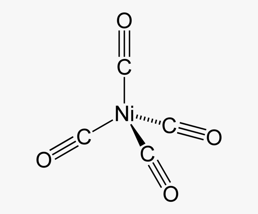 Formula Quimica Del Niquel , Png Download - Ni Co 4 Structure, Transparent Png, Free Download