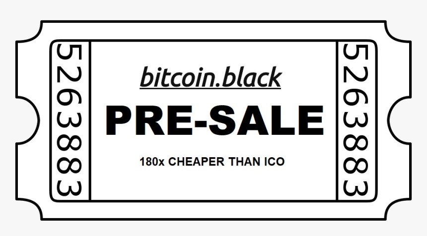 Bitcoin Black Pre Sale Altcoins - Safety Signs, HD Png Download, Free Download