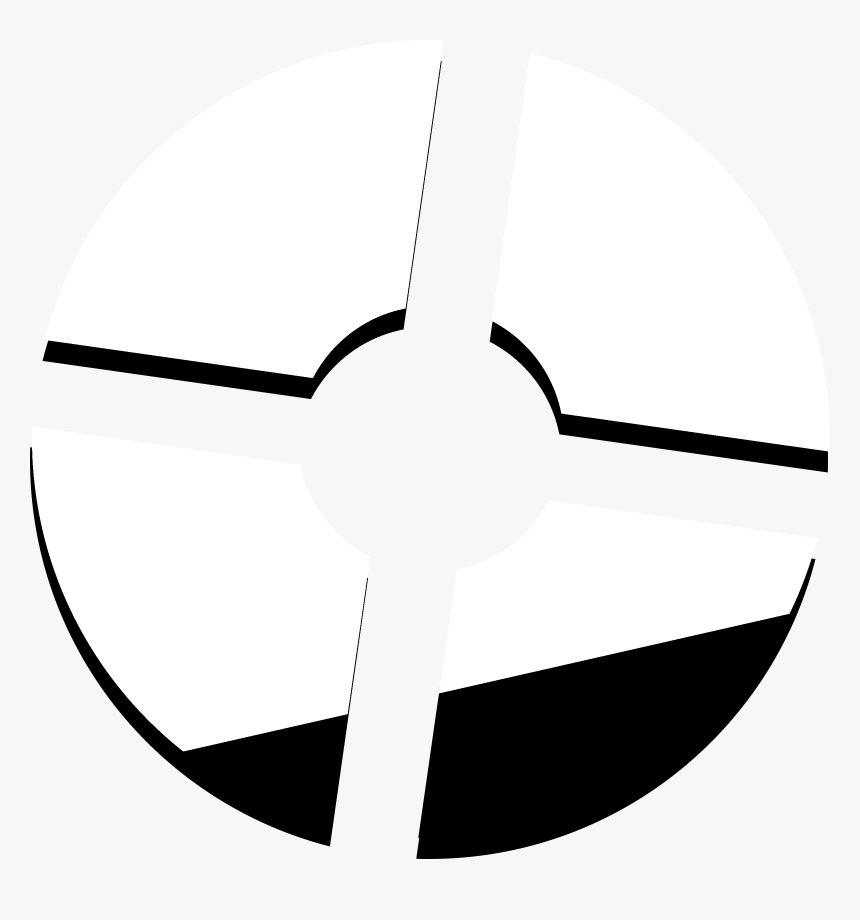Team Fortress Logo Black And White, HD Png Download, Free Download