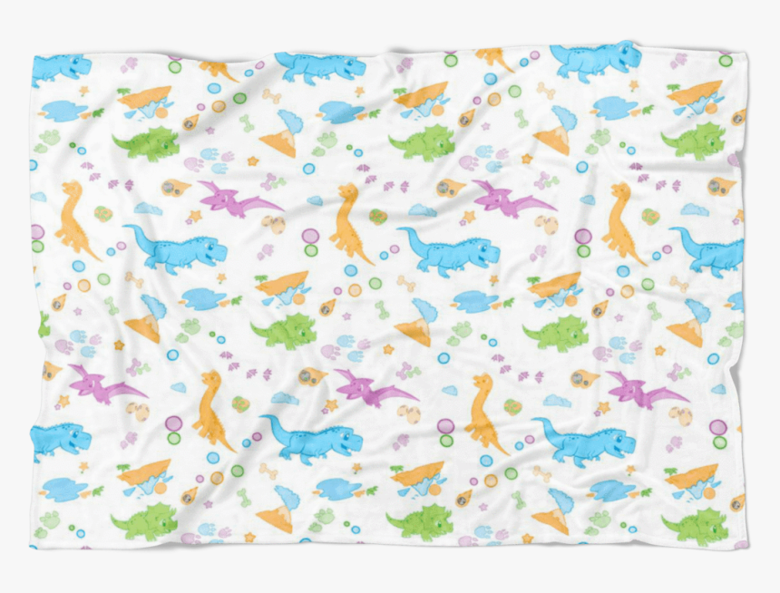 Little Rawr Patterned Fleece Baby Blanket Blankets - Linens, HD Png Download, Free Download