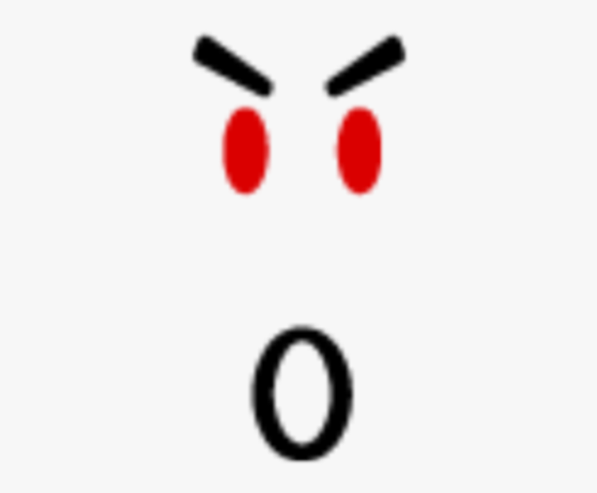 Roblox Face Angry, HD Png Download, Free Download