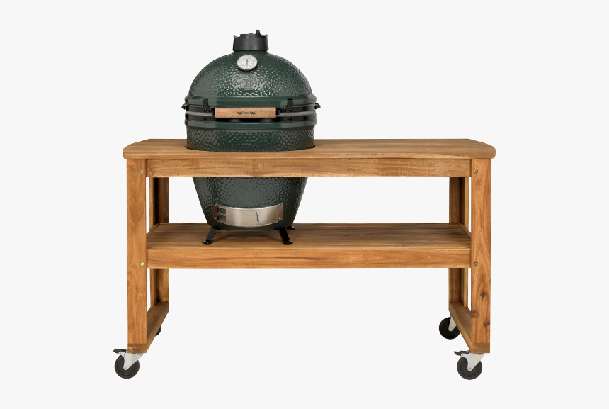 Large Green Egg Wooden Table, HD Png Download, Free Download