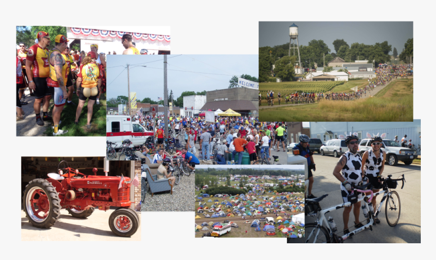 Ragbrai - Crowd, HD Png Download, Free Download