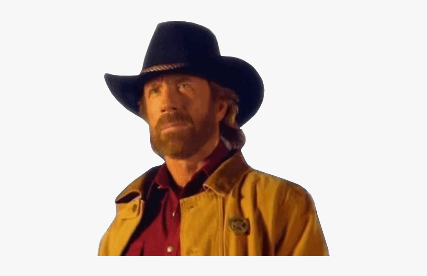 Chuck Norris Cowboy Transparent Background - Texas Ranger Division Hat, HD Png Download, Free Download