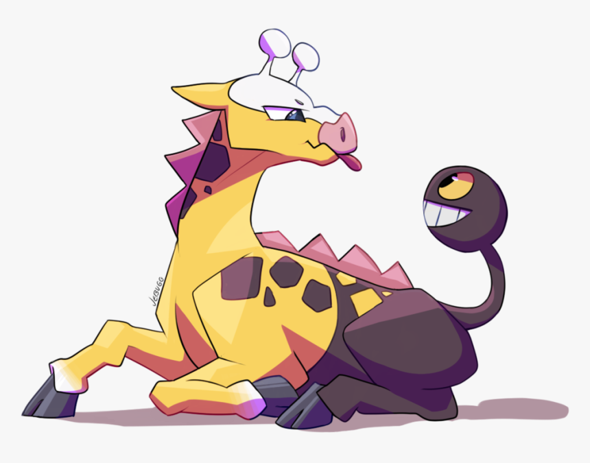 Pokemon Girafarig Fanart, HD Png Download, Free Download