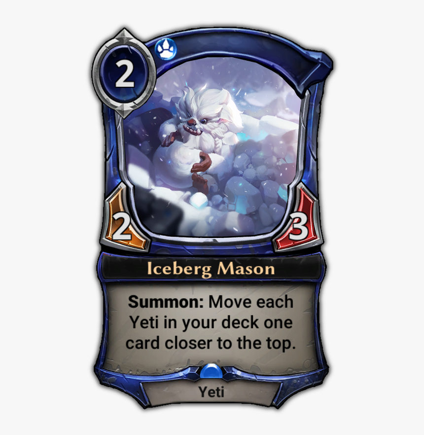 Eternal Card Game Wiki - Eternal Card Game Yeti Deck, HD Png Download, Free Download