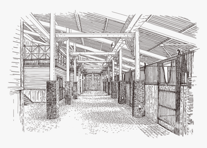 Stable - Stable Sketch - Sketch, HD Png Download, Free Download