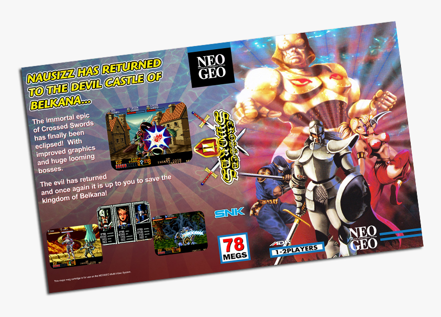 Neo Geo Crossed Swords Art, HD Png Download, Free Download