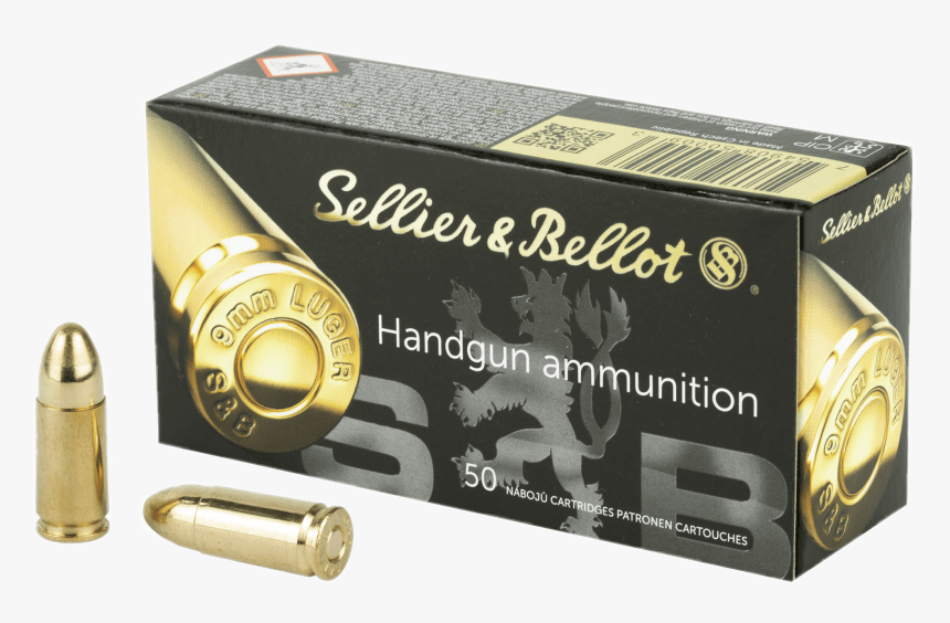 Sellier & Bellot 9mm, HD Png Download, Free Download