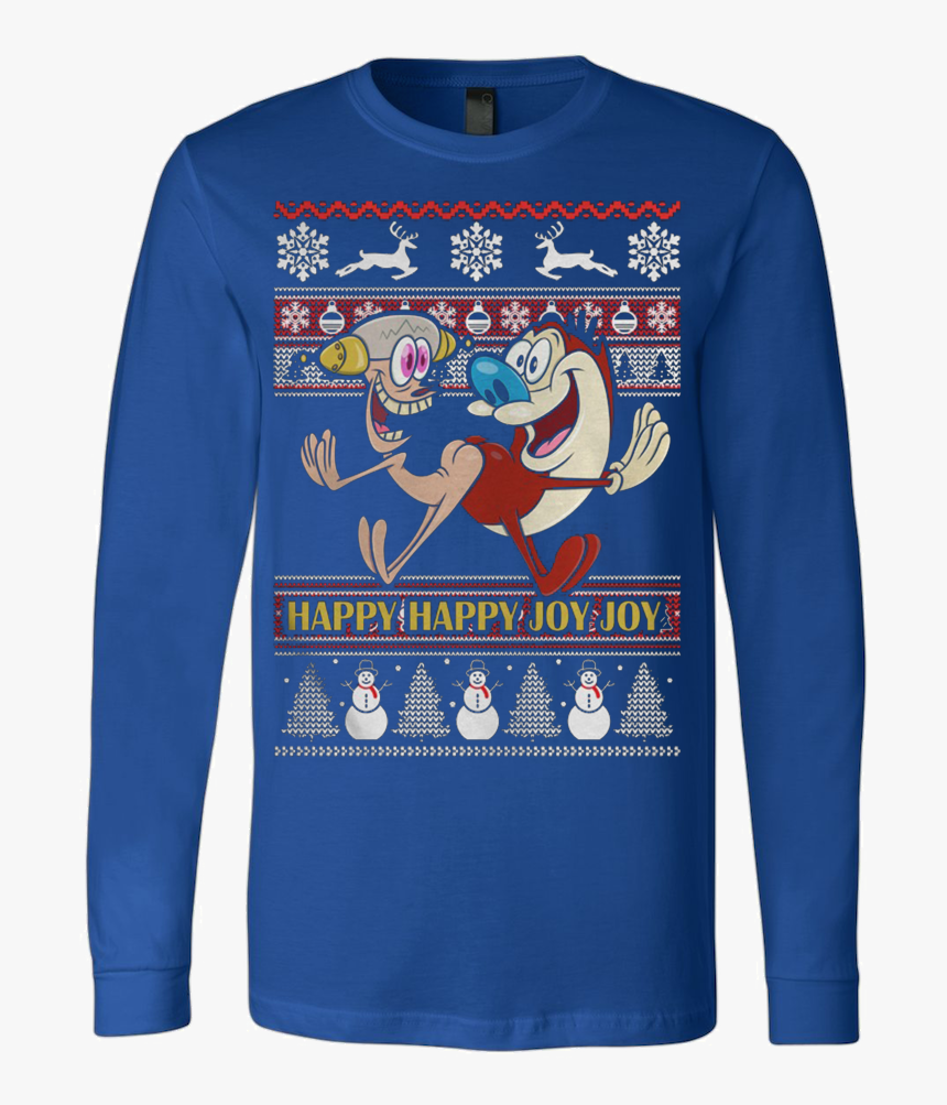 Ugly Christmas Sweatshirt Ren Stimpy - Wonder Woman Christmas Shirt, HD Png Download, Free Download