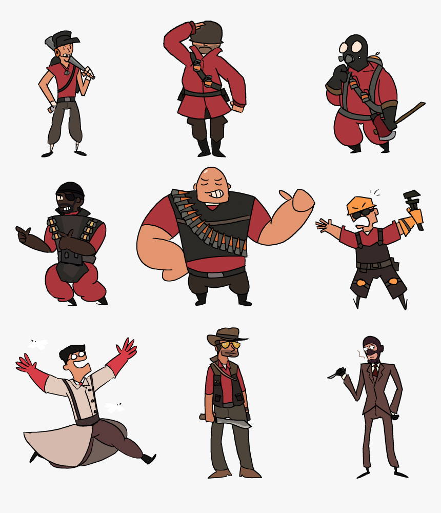 Team Fortress 2 Drawing, HD Png Download, Free Download