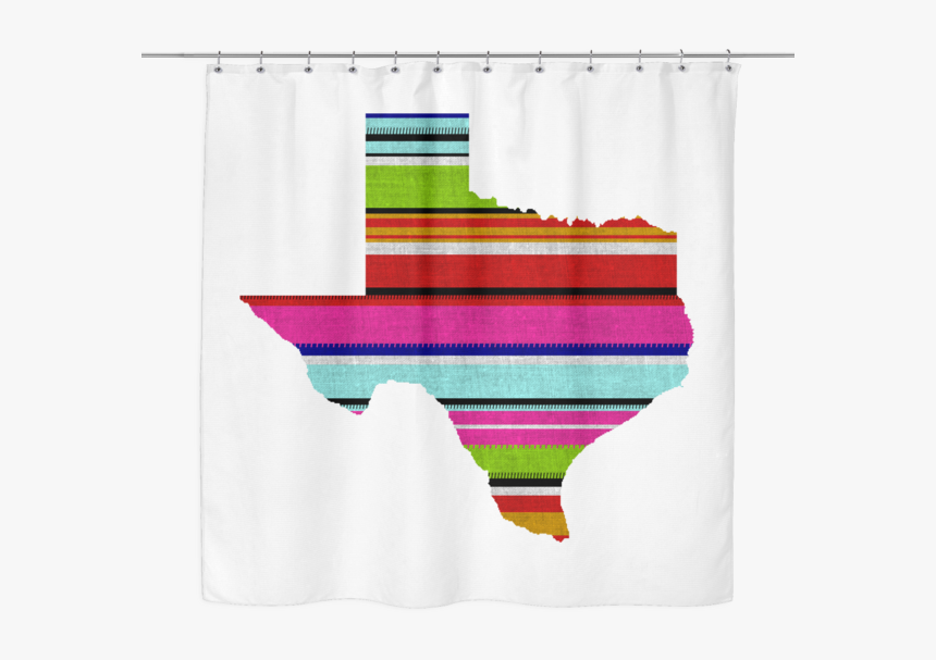 Beautiful Serape Print In The Shape Of Texas - Window Valance, HD Png Download, Free Download