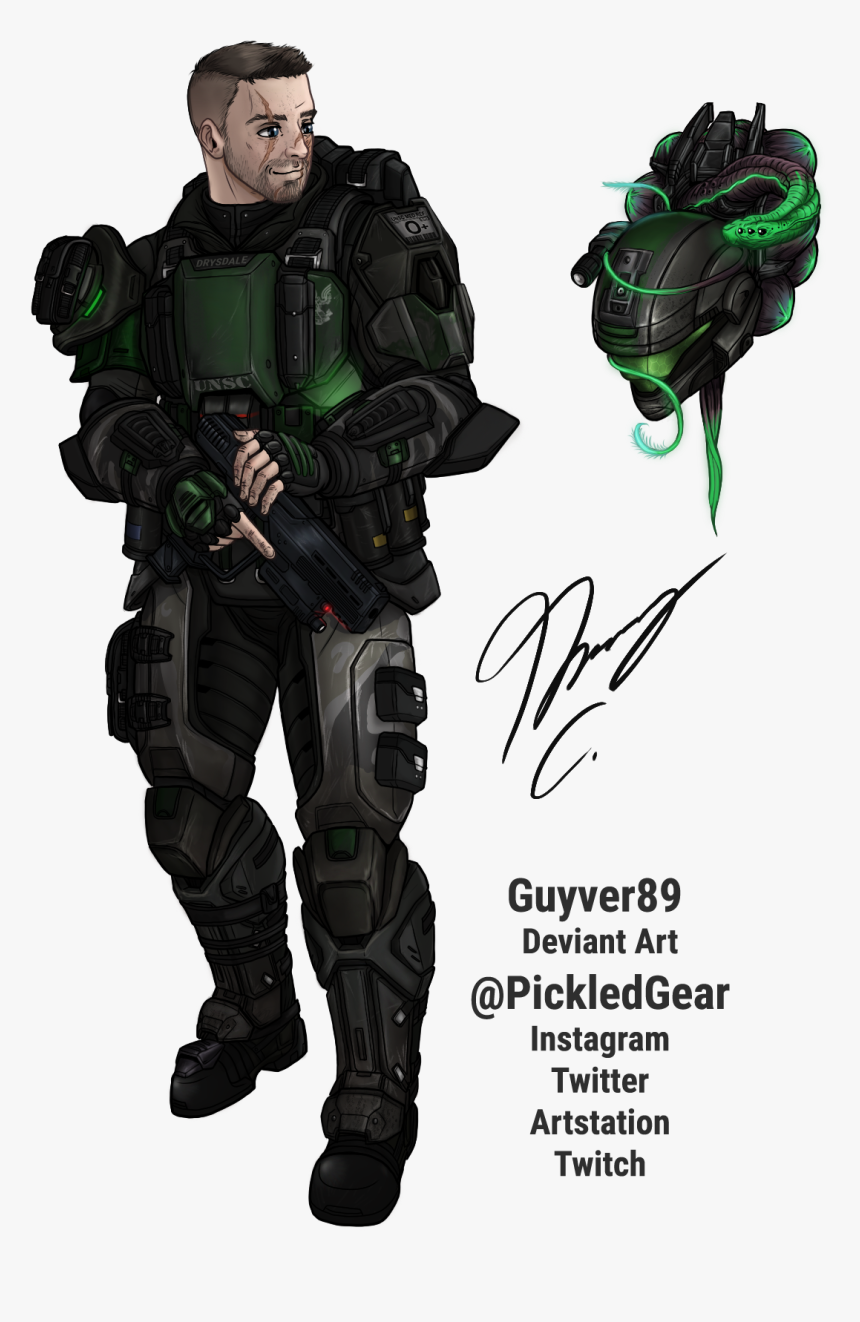Commissioned By Sarge1015his Ocs - Halo Fan Art Odst, HD Png Download, Free Download
