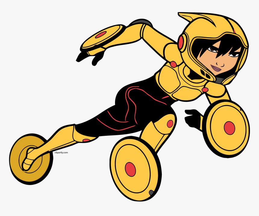 Gogo Tomago Run Png Clipart - Gogo Big Hero 6 Colouring Pages, Transparent Png, Free Download