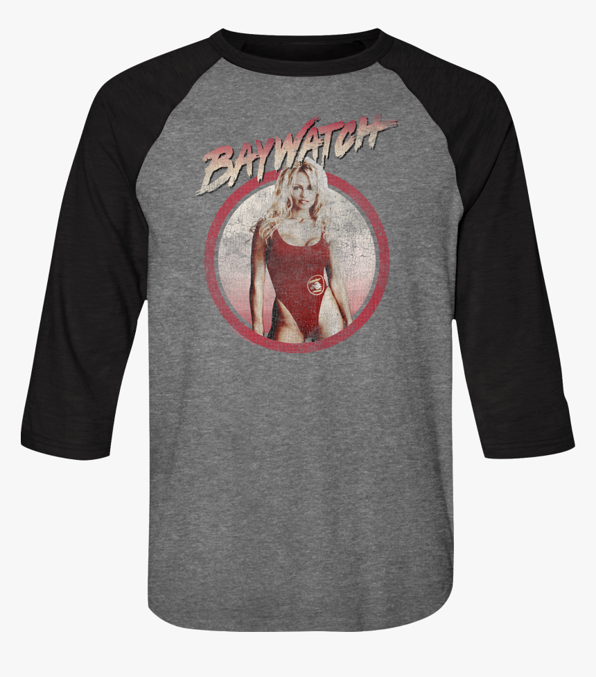 Cj Parker Baywatch Raglan Baseball Shirt, HD Png Download, Free Download