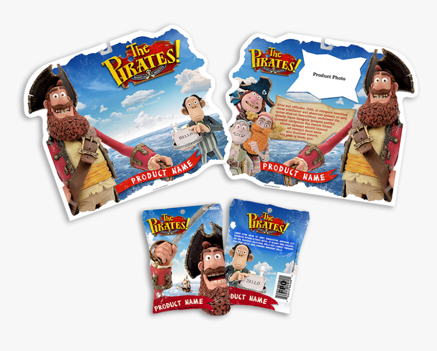 Sony Pirates Packaging 080811 - Cartoon, HD Png Download, Free Download