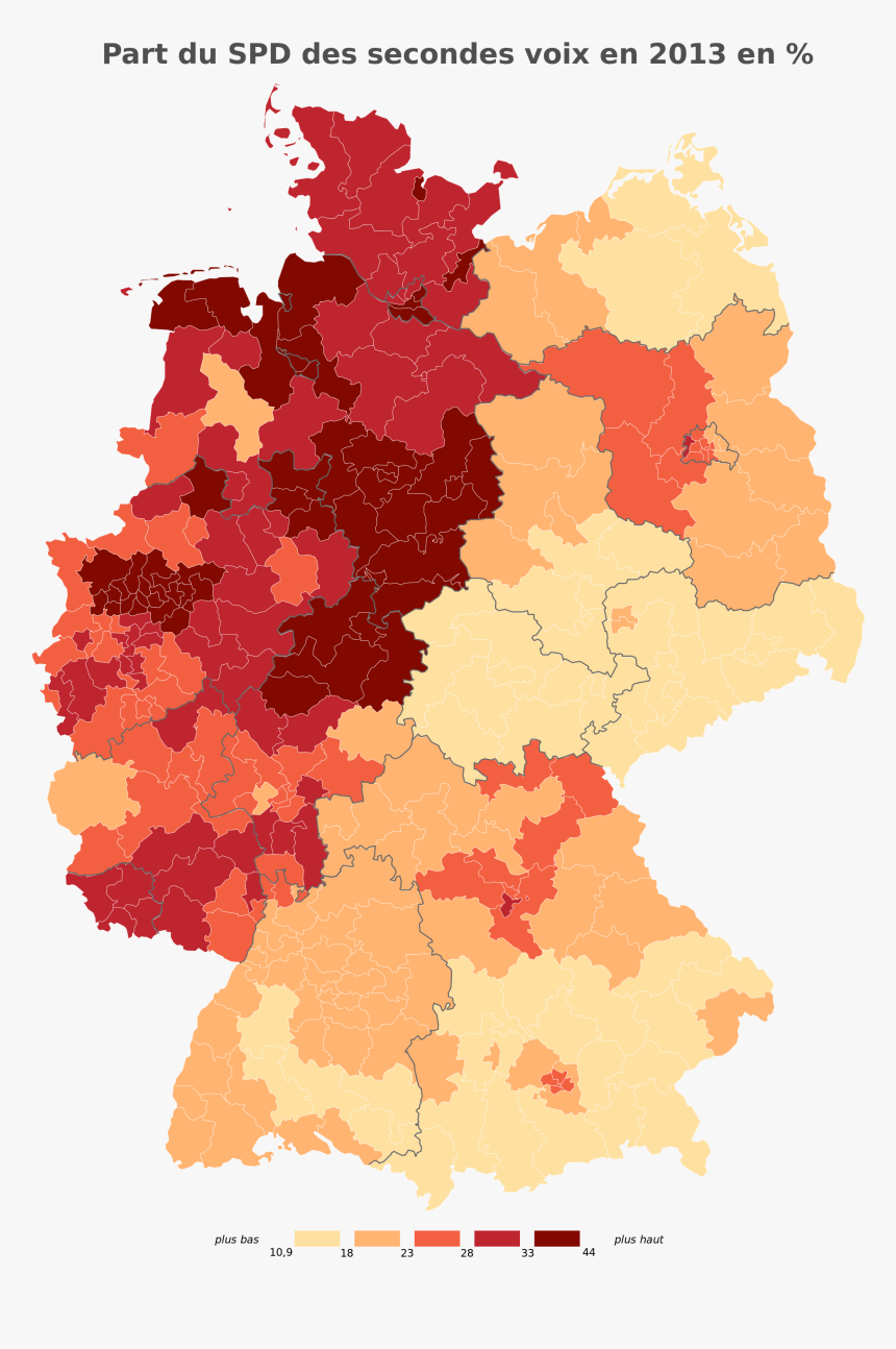 Benguhan"s Map Of Germany Where Hesse (2000x2839), - Hessen Population 2019, HD Png Download, Free Download