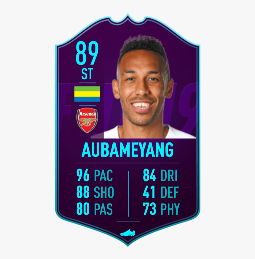 Aubameyang Liked This Tweet About Him Getting A Striker - Fifa 19 Cards Ronaldo, HD Png Download, Free Download