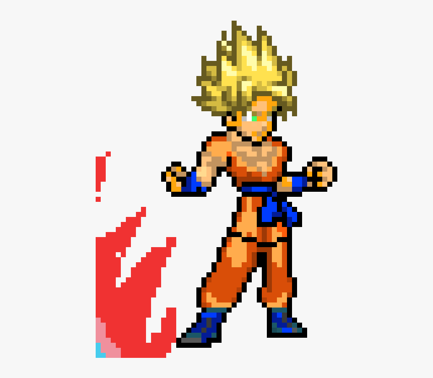 Goku Pixel Animation, HD Png Download, Free Download