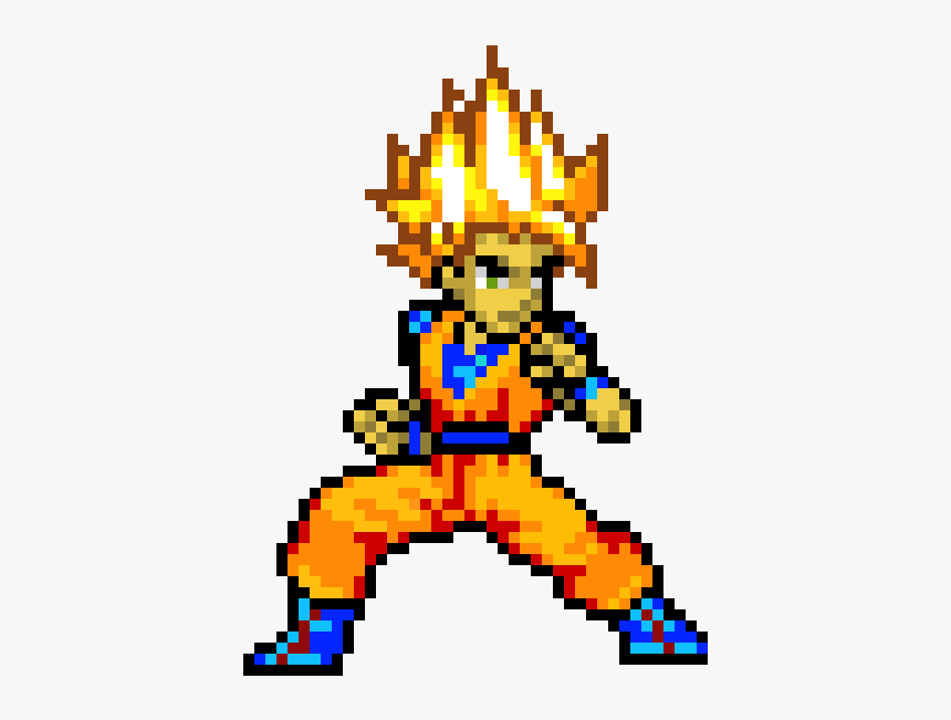 Goku Piskel, HD Png Download, Free Download