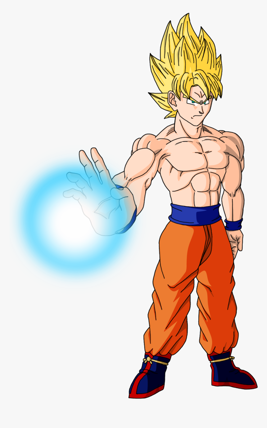 Ssj Goku - Cartoon, HD Png Download, Free Download