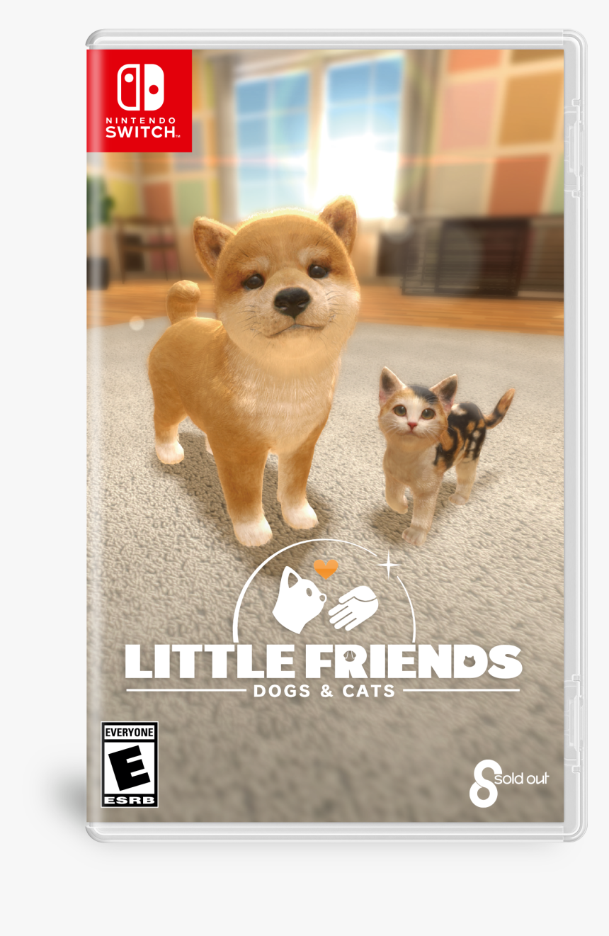 Little Friends Switch Packshot 2d - Little Friends Dogs & Cats Nintendo Switch, HD Png Download, Free Download