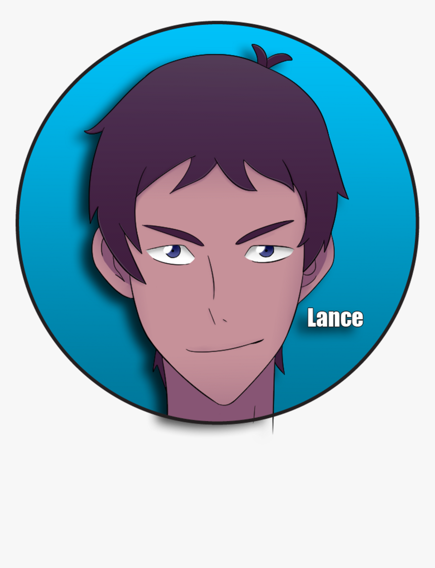 Lance From Voltron On A Pin-back Button , Png Download - Cartoon, Transparent Png, Free Download