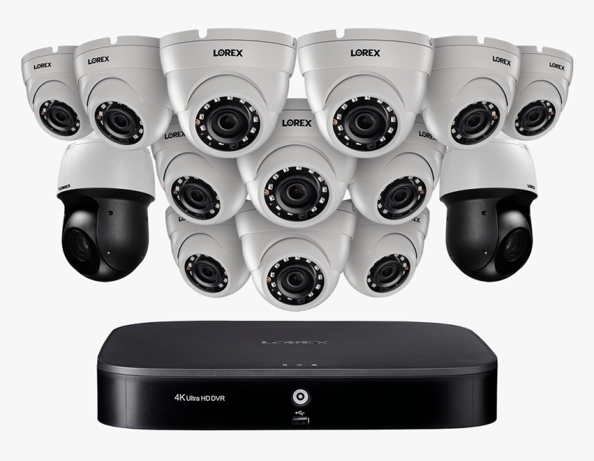 Powerful 1080p Hd Security System With 4k Dvr, Two - Digital Video Recorder, HD Png Download, Free Download