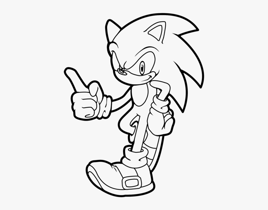 Arts Drawing Modern - Dibujo Para Colorear Sonic Boom, HD Png Download -  kindpng