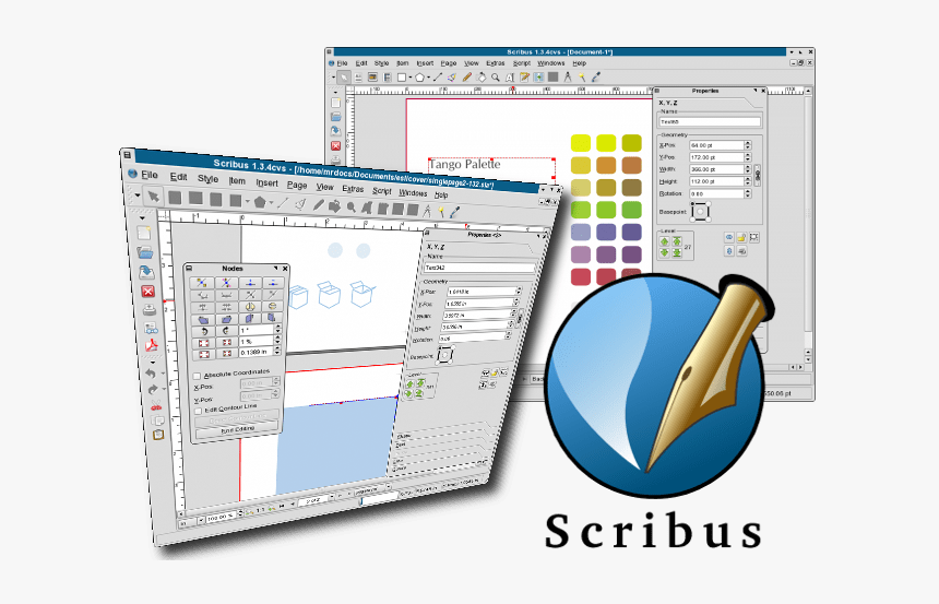 Software Libre Para Comunicadores Sociales - Scribus Icon, HD Png Download, Free Download