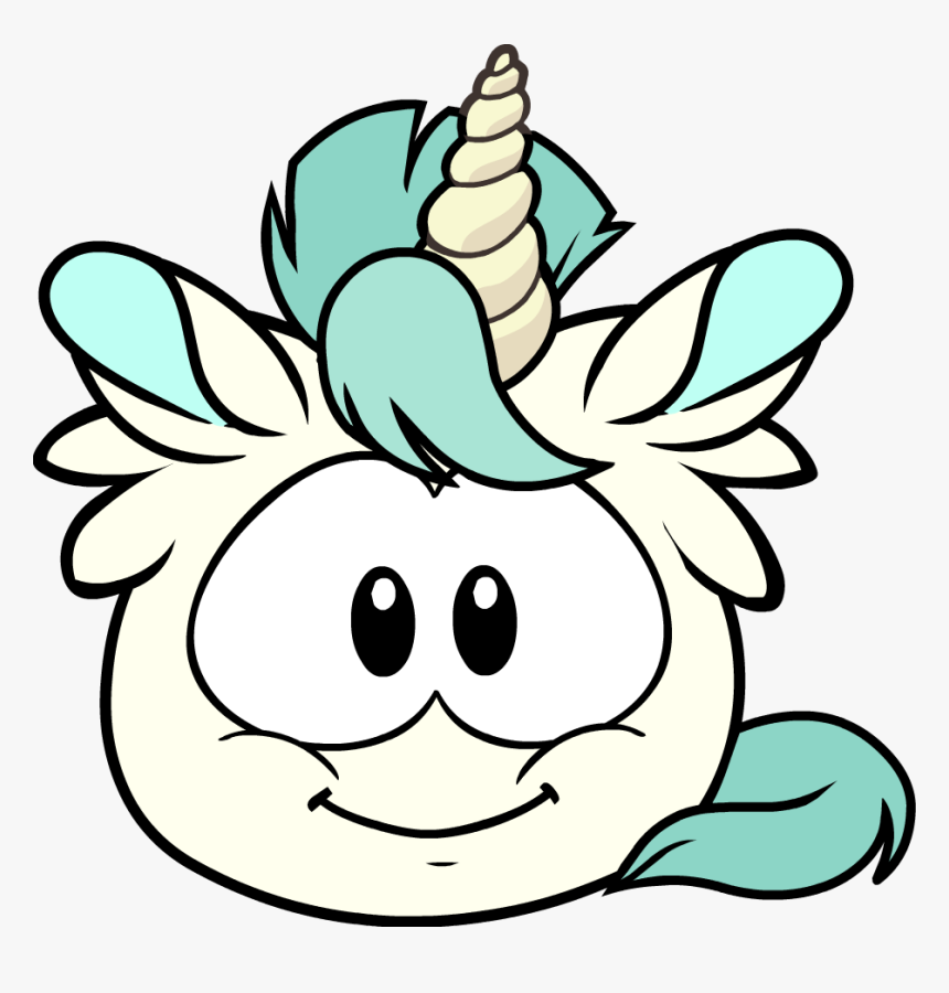 Image Unicorn Puffle Sprite - Club Penguin Puffles Unicorn, HD Png Download, Free Download