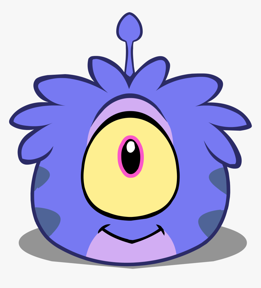 Puffle Purple1027 Igloo - Black Club Penguin Puffles, HD Png Download, Free Download