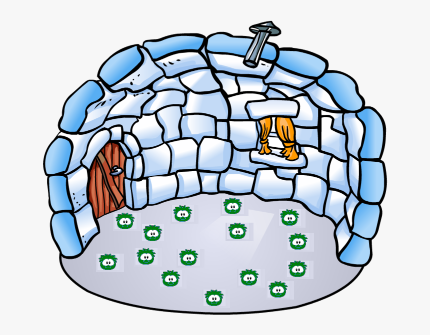Coolest Igloo Club Penguin, HD Png Download, Free Download