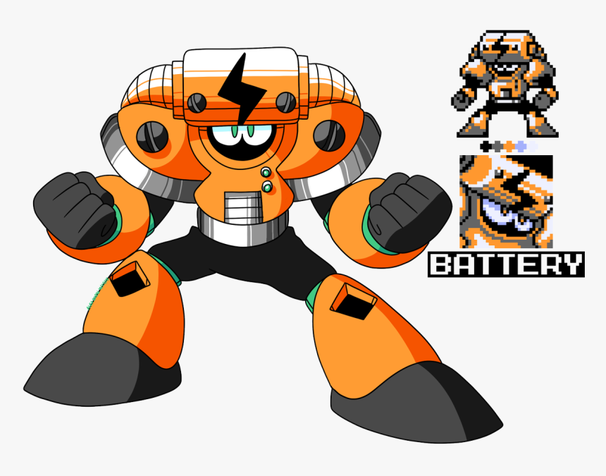 Mega Man Battery Man, HD Png Download, Free Download