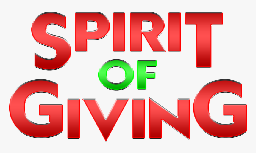 Spirit Of Giving Png, Transparent Png, Free Download
