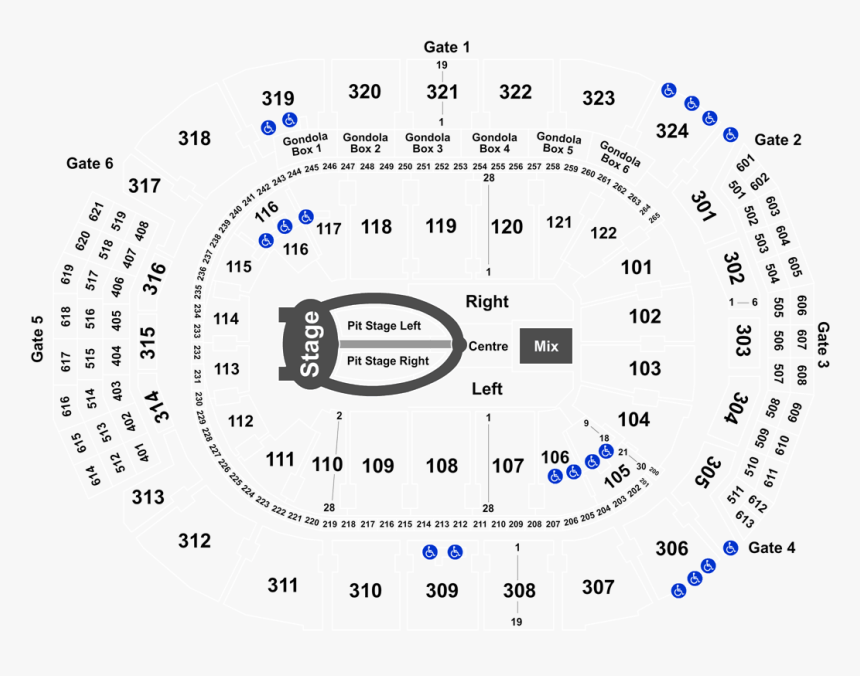 Scotiabank Arena Seating Harry Styles, HD Png Download, Free Download