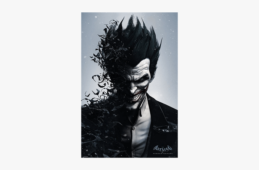 Arkham Origins Joker Poster, HD Png Download, Free Download