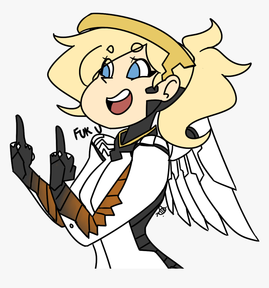 I Have Many Thoughts When I Play Mercy - Overwatch Mercy Thumbs Up, HD Png Download, Free Download