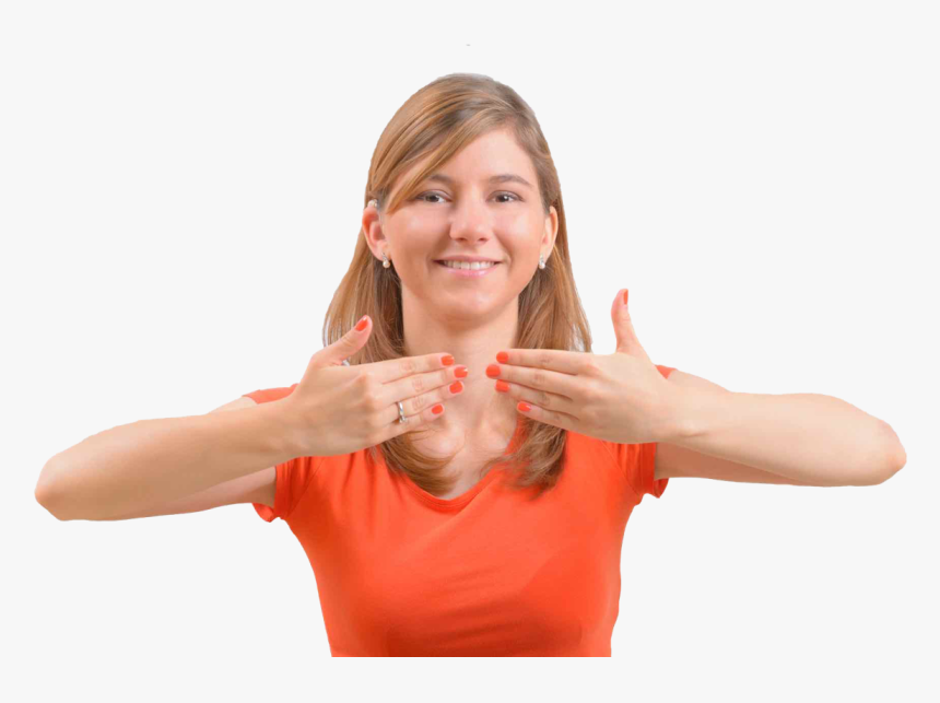 Asl Interpreter - Sign Language Person Png, Transparent Png, Free Download