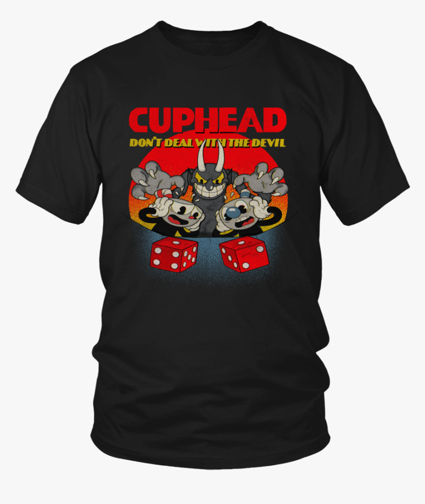 Cuphead And Mugman Devil"s Dice Video Game Don"t Deal - T Shirt Cuphead And Mugman Devil's Dice, HD Png Download, Free Download