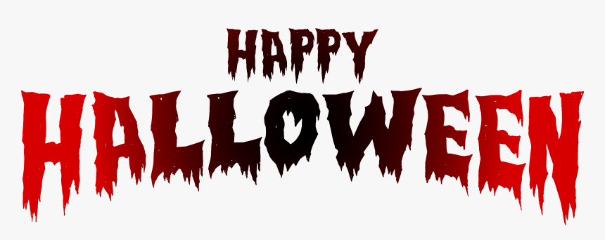 Halloween Text Png - Happy Halloween Png, Transparent Png, Free Download