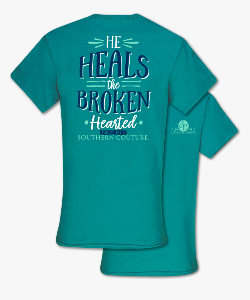 Sc Classic He Heals The Broken Hearted-jade Dome - Active Shirt, HD Png Download, Free Download