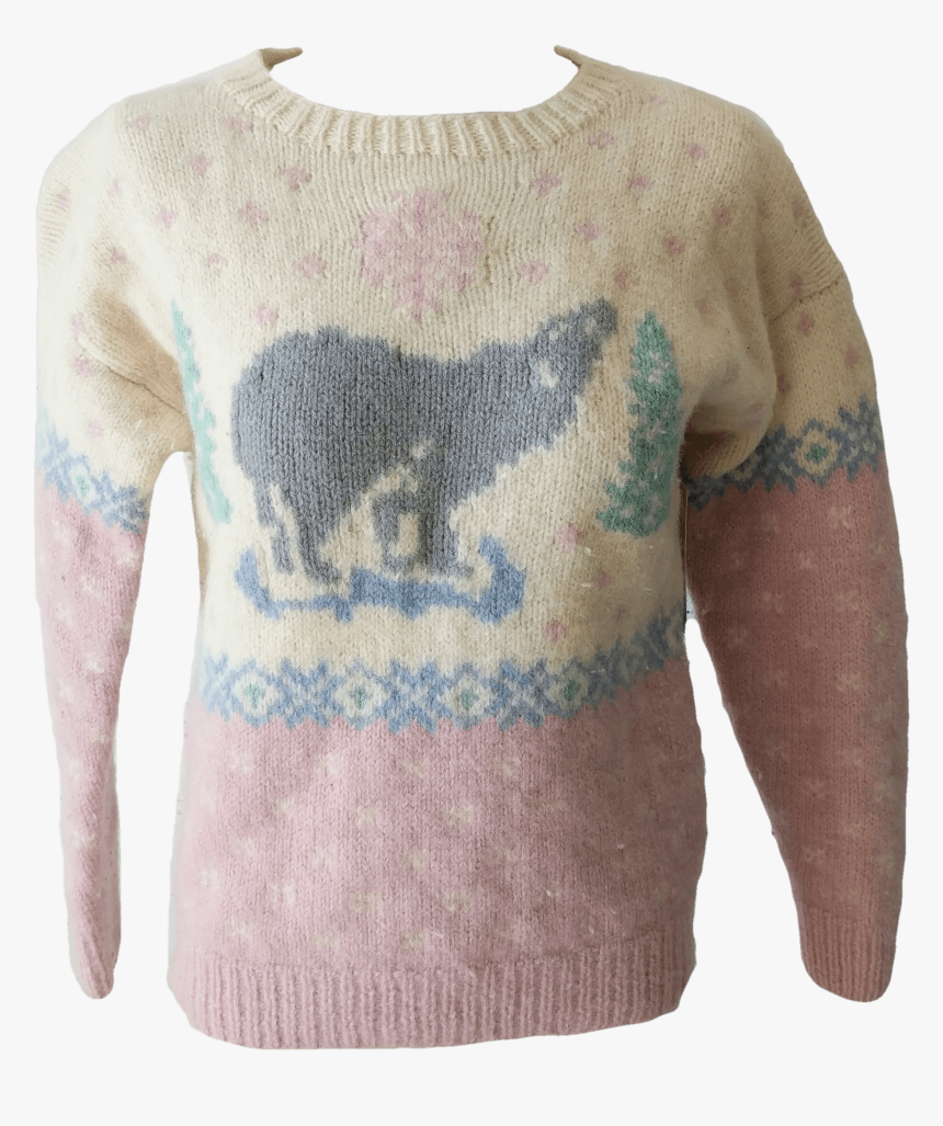 Wool Pastel Christmas Sweater By Eddie Bauer - Sweater, HD Png Download, Free Download